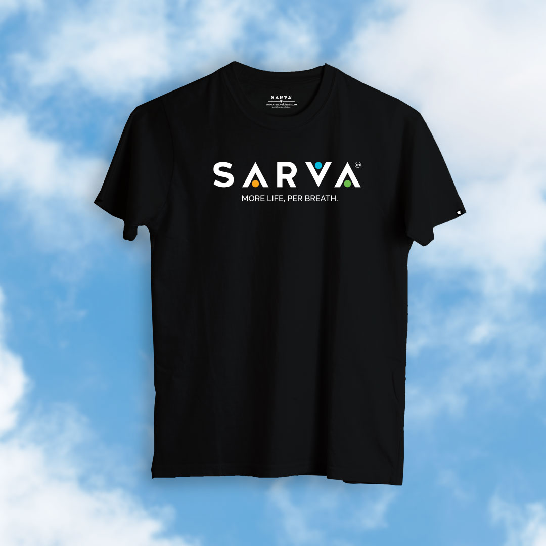 More Life, Per Breath Tshirt - Official SARVA Merchandise