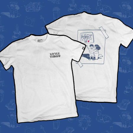 Dont Have To Be Perfect White Tshirt - Official Little Things Merchandise