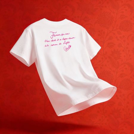 Chapters White Tee (Signed) - Anoushka Shankar Official Merchandise