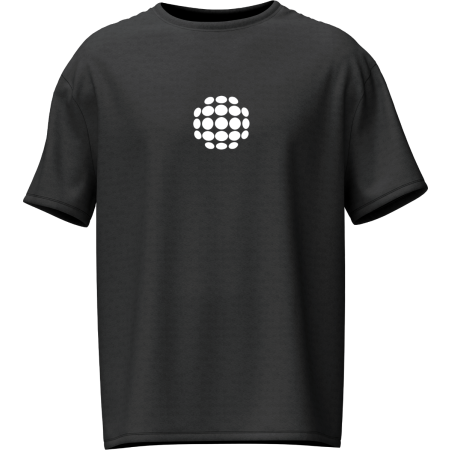 Line Up Black Oversized Tee - Sunburn Official Merchandise