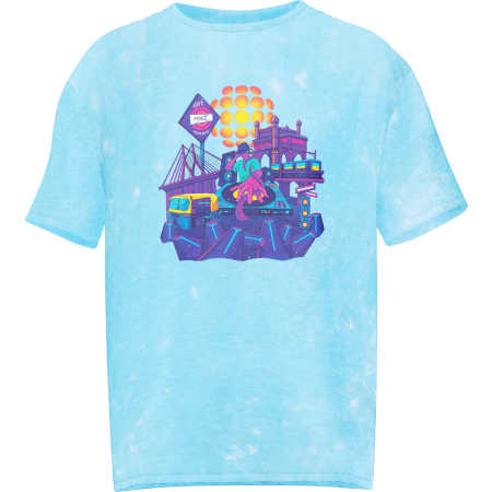 Mumbai Line Up Oversized Tee - Sunburn Official Merchandise