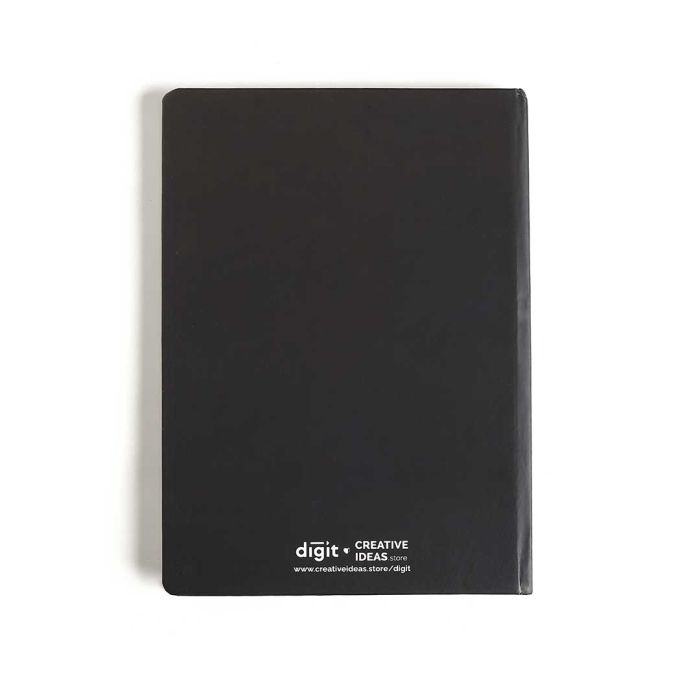 Dark Brown Ruled Notebook - Ride Through Uncertainty by Varshini Ramakrishnan | Limited Edition 