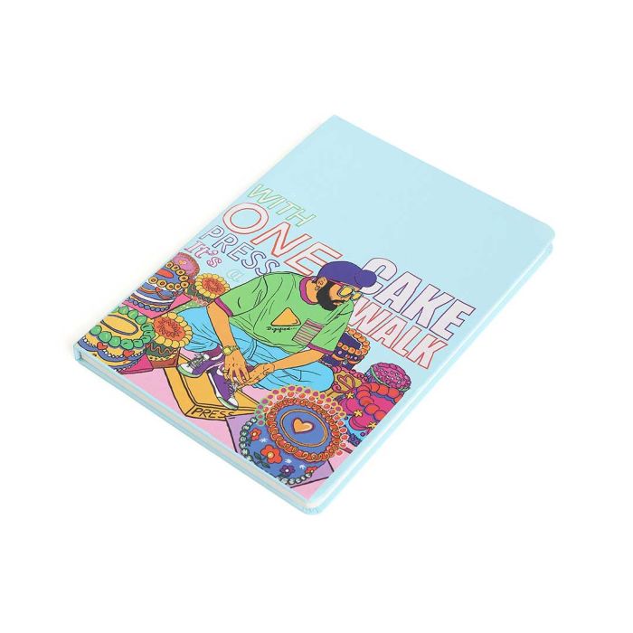 Light Blue Ruled Notebook - Cakewalk by Param Sahib | Limited Edition