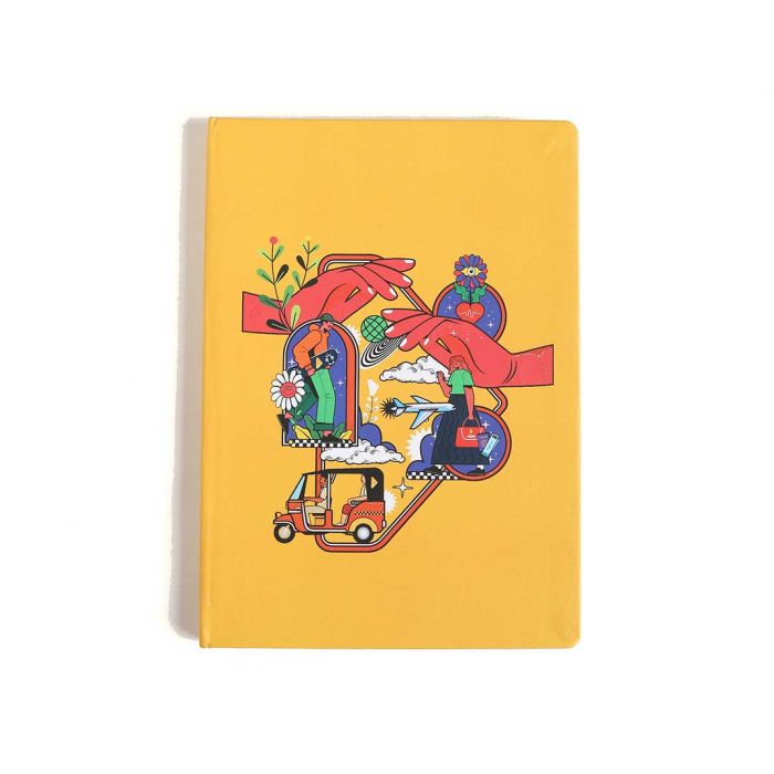 Yellow Ruled Notebook - In a World Where Everything Is Protected by Yash Pradhan | Limited Edition