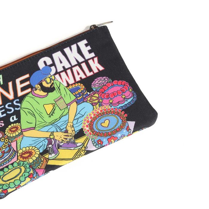 Multipurpose Black Pouch - Cakewalk by Param Sahib | Limited Edition