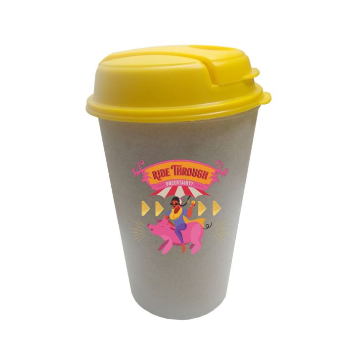 Bamboo Coffee Sipper - Ride Through Uncertainty by Varshini Ramakrishnan | Limited Edition