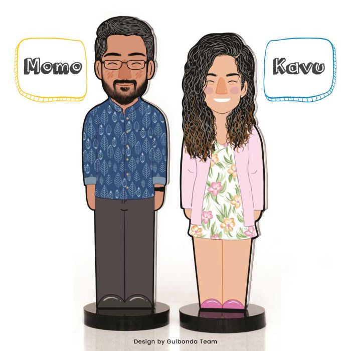 Kavu & Momo Collectible Figurine - Official Little Things Merchandise 