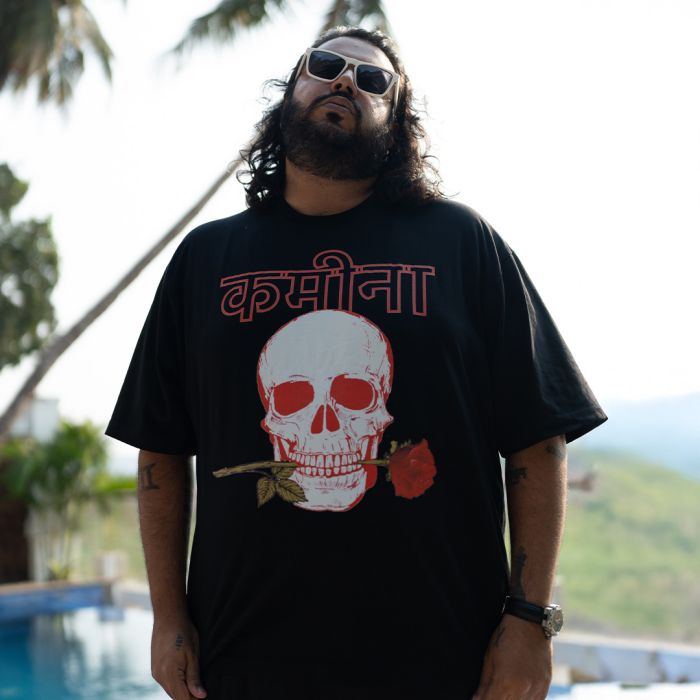 Kamina Oversized Tshirt - Official Paapi Merchandise from Dino James and Shah Rule