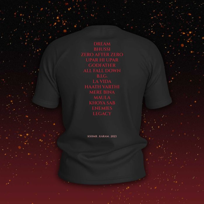 Karam - Official KSHMR Merchandise - Regular Black Tshirt