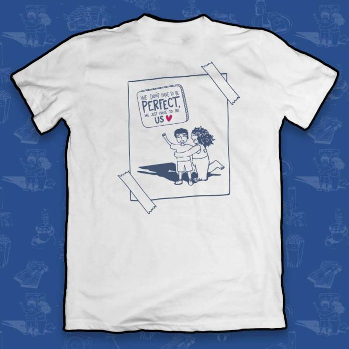 Dont Have To Be Perfect White Tshirt - Official Little Things Merchandise