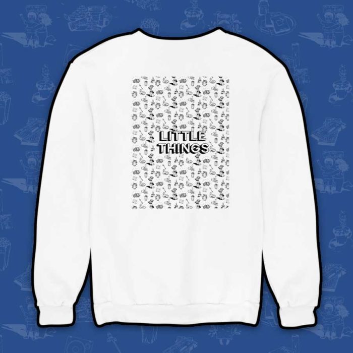 Kavu & Momo White Sweatshirt - Official Little Things Merchandise