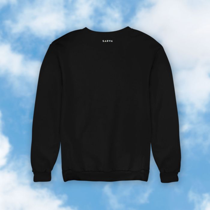 Love Yourself Edit Black Sweatshirt - Official SARVA Merchandise