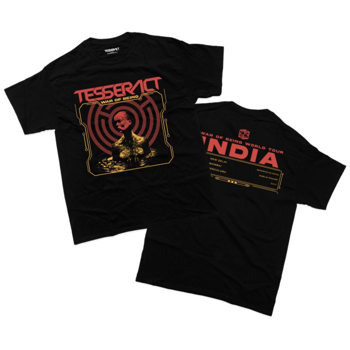 India Tour Tshirt - Official TesseracT Merchandise