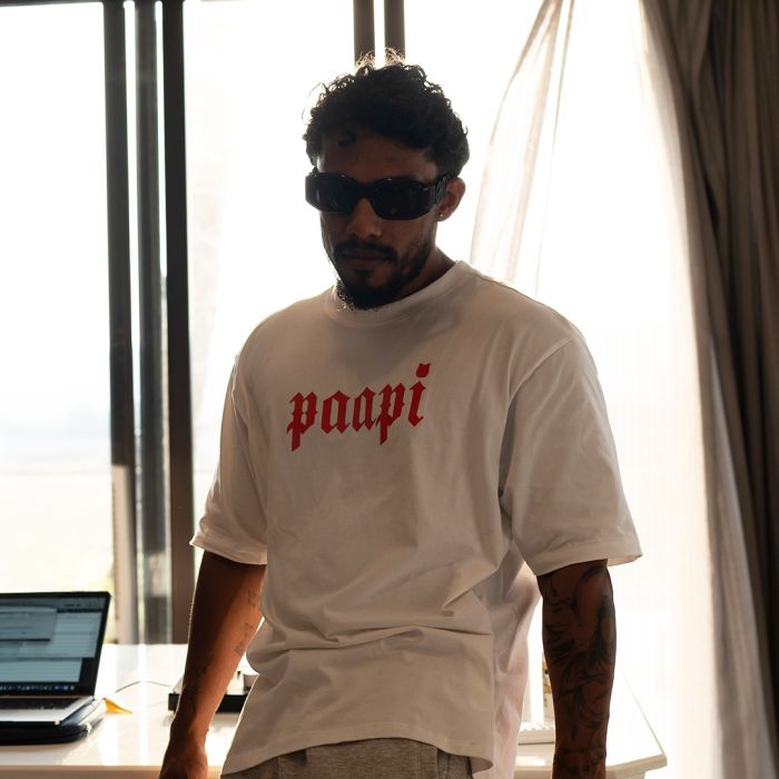 Paapi Oversized Tshirt - Official Paapi Merchandise from Dino James and Shah Rule