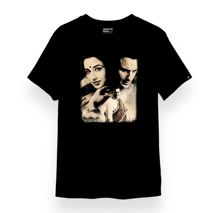 Parineeta - Official Vinod Chopra Films Merchandise - Oversized Black Tshirt