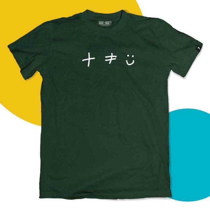 Positive Thinking Doesn't Equal Happiness Green Tshirt - Official Varun Duggi Merchandise