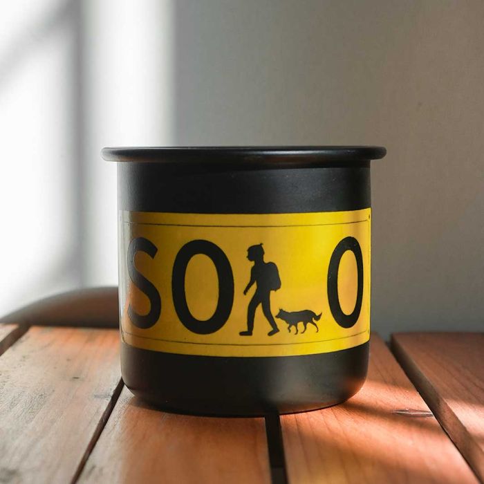 Solo Black Metal Mug - Official Tanya Khanijow Merchandise