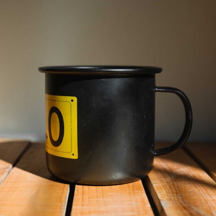 Solo Black Metal Mug - Official Tanya Khanijow Merchandise