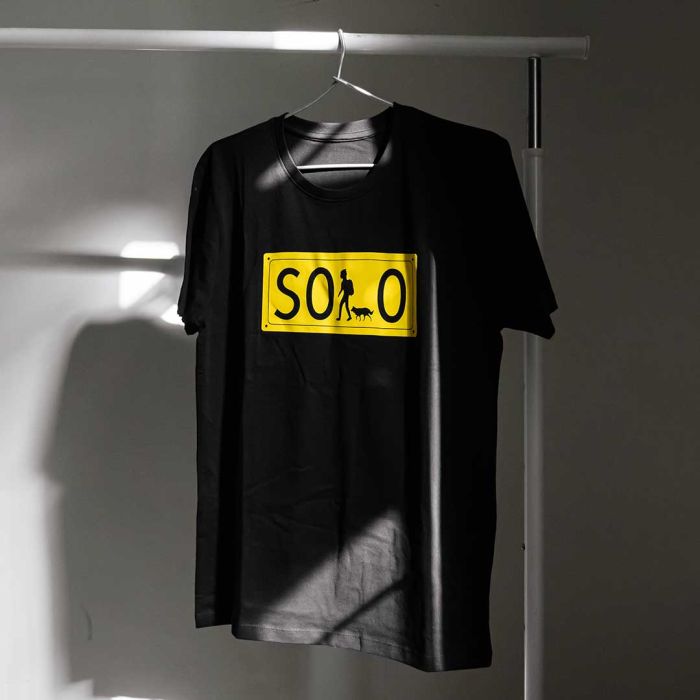 Solo Black Tshirt - Official Tanya Khanijow Merchandise