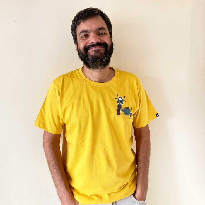 Yeh Dosti Yellow Tshirt - Official Film Companion Merchandise