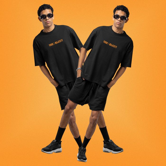 Your / Majesty - Official Shah Rule Merchandise - Black Oversize Tshirt