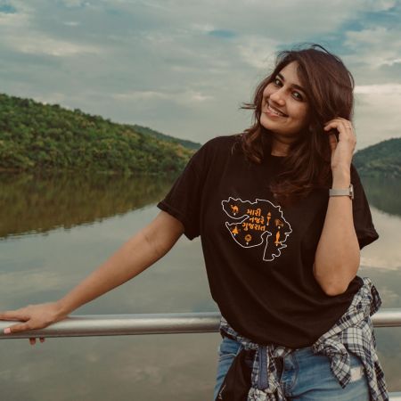 Mari Najare Gujarat Old Wine Tshirt by Aditi Raval [Limited Edition]