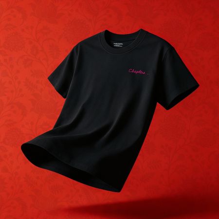 Chapters Black Tee (Signed) - Anoushka Shankar Official Merchandise