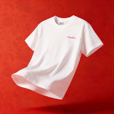 Chapters White Tee (Signed) - Anoushka Shankar Official Merchandise
