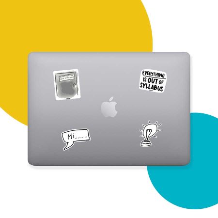 Curated Laptop Stickers By Varun Duggi
