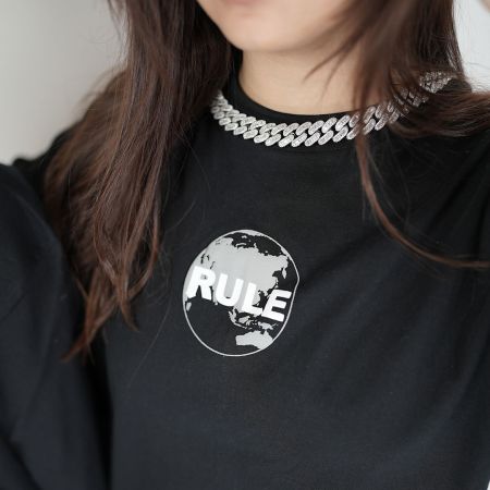 RULE Worldwide - Official Shah Rule Merchandise - Black Oversize Tshirt
