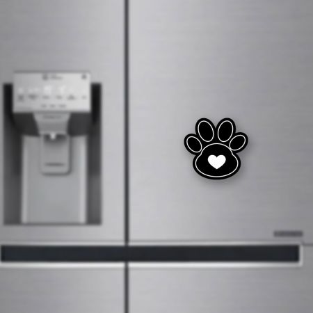 Paw Fridge Magnet by Yashraj Mukhate