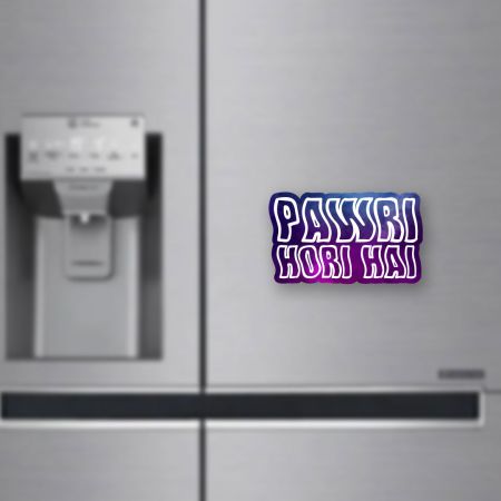Pawri Hori Hai Fridge Magnet by Yashraj Mukhate
