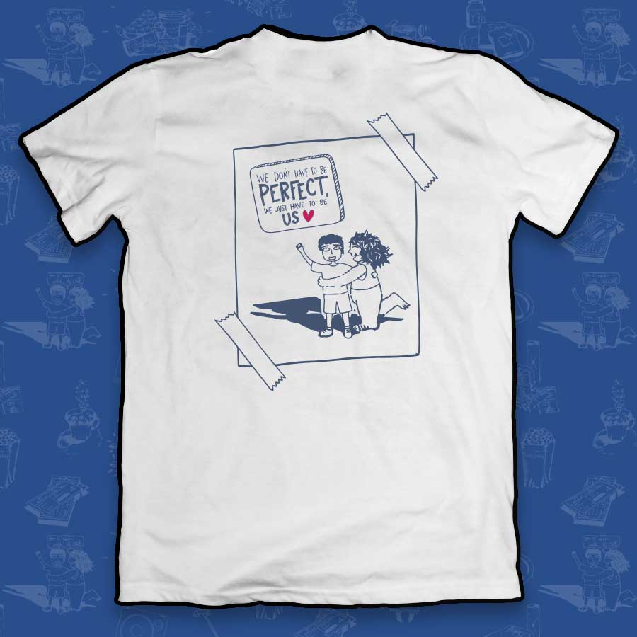 Dont Have To Be Perfect White Tshirt - Official Little Things Merchandise