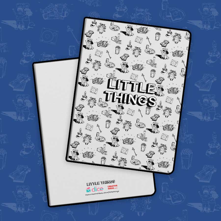 Official Little Things Merchandise White Notebook