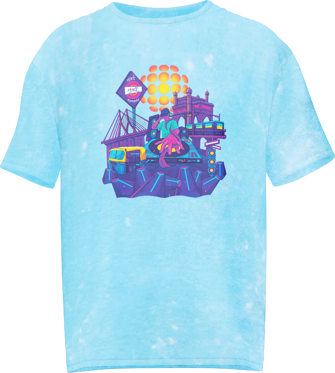 Mumbai Line Up Oversized Tee - Sunburn Official Merchandise