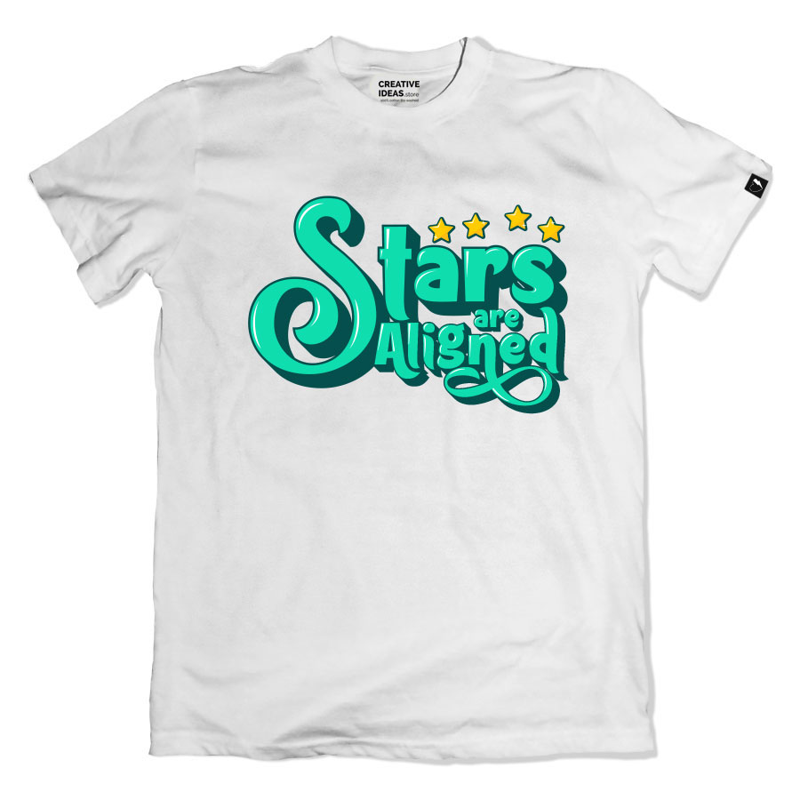 Stars Are Aligned - Official Sima Taparia Merchandise - White Regular Fit Tshirt