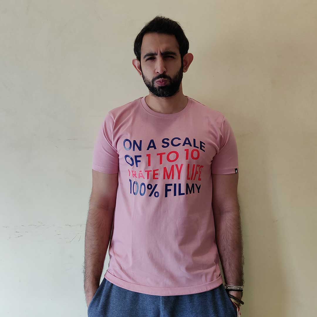 100% Filmy Pink Tshirt - Official Film Companion Merchandise