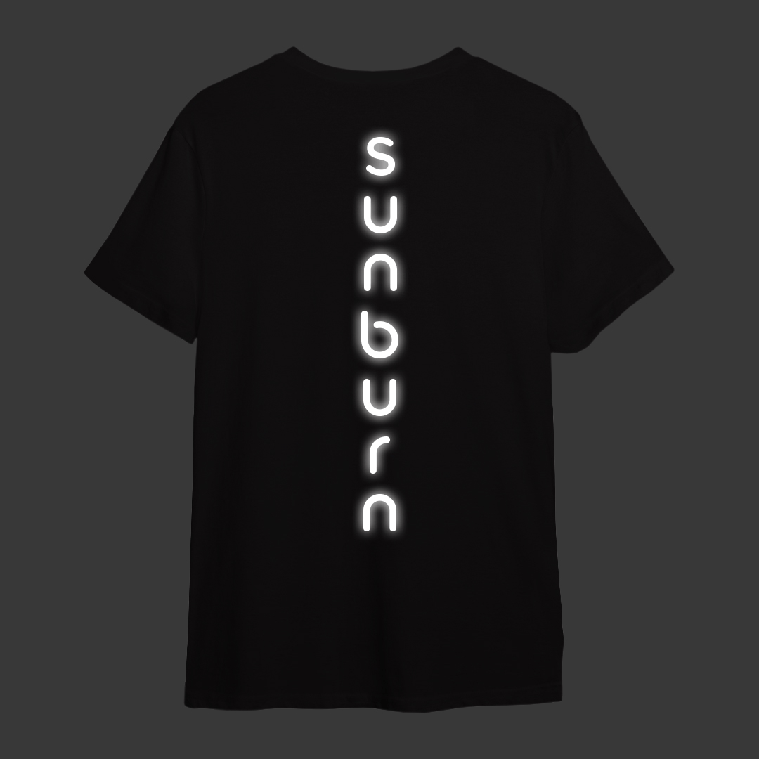 LIT Black Oversized Tshirt - Official Sunburn Merchandise 